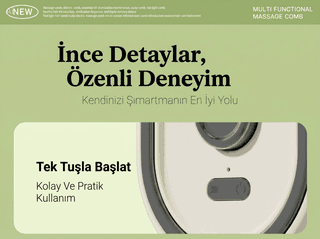 4'ü 1 Arada Elektrikli Akıllı Bel Masaj Yastığı - 10